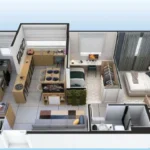 Perspectiva do Apartamento - Conect Casa Branca