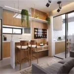 Pespectiva Living Ampliado com Varanda Integrada - Vip Gales