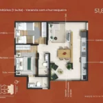 Planda Apartamento 51m² - Haus Nova Petrópolis