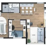 Planta Apto Tipo Opção 2 - Conect Casa Branca