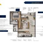 Planta Living Ampliado - Up Town Nova Petrópolis