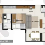 Planta Tipo Meio Opção 2 - Move Jardim